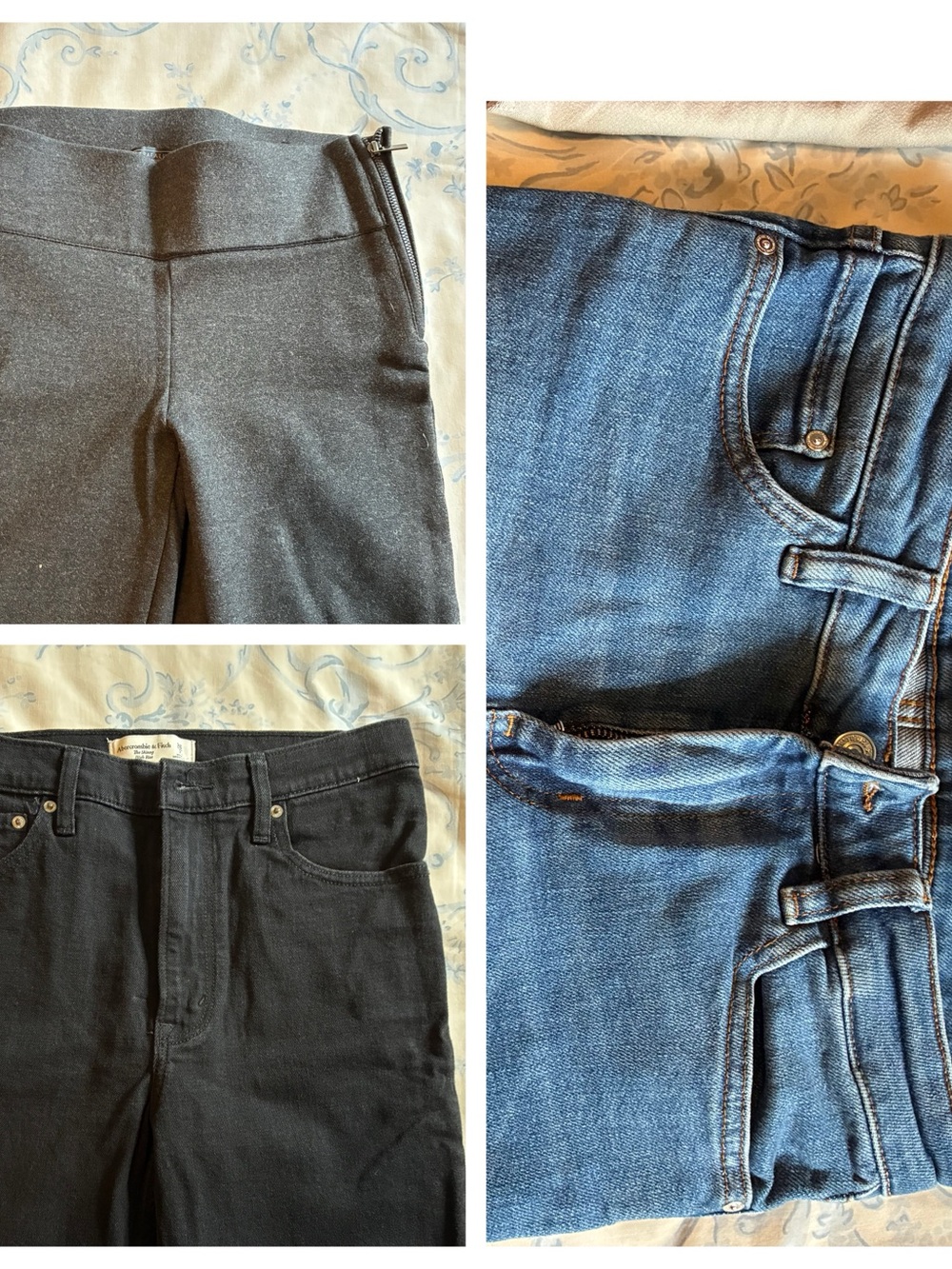 Zara Trafaluc leggings, like new Abercrombie & mango jeans